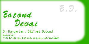 botond devai business card